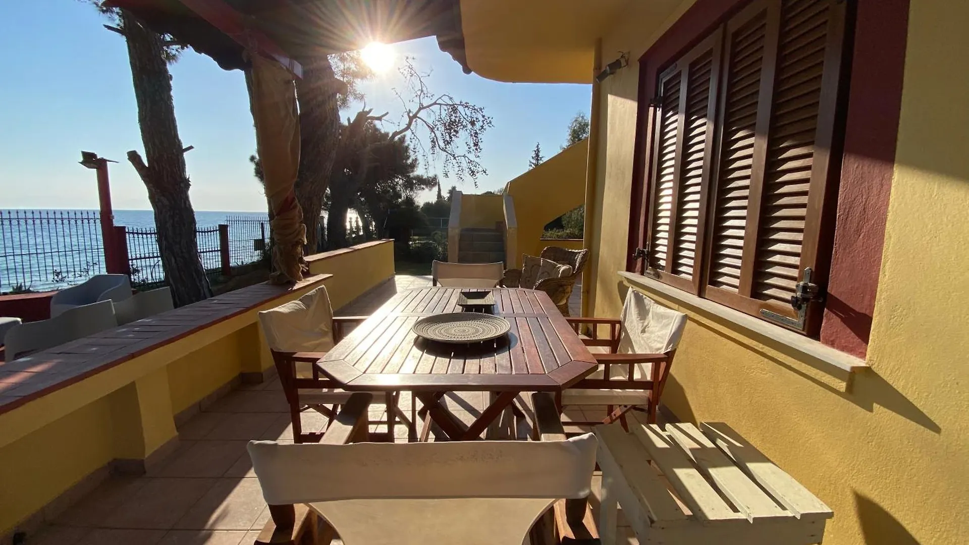 Sea Front Villa Myrat Эпаноми Дом отдыха